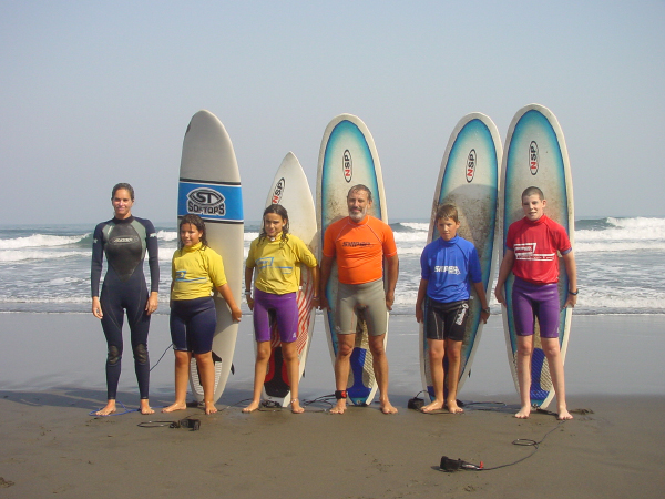 Primeras clases de surf Rompiente Norte