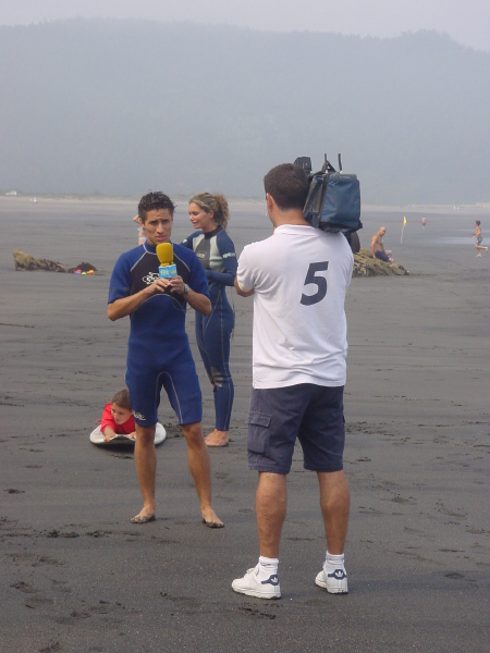Primeras apariciones en televisión de Rompiente Norte